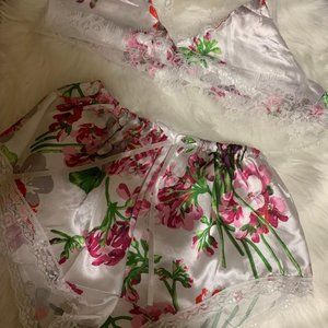 Two Piece boy shorts/Bralette set